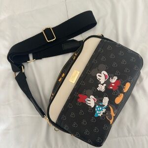 Disney Crossbody Bag with Mickey and Minnie